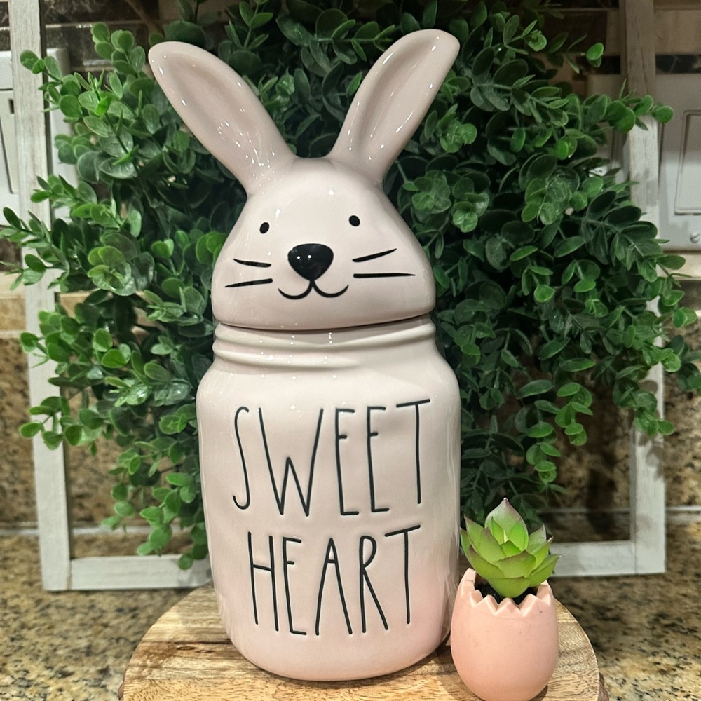 Rae Dunn Sweetheart Bunny Canister